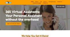 Desktop Screenshot of 365virtualassistants.com